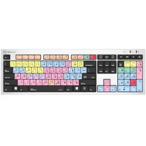 LOGICKEYBOARD Clavier Avid Pro Tools - Slim PC/FR Azerty, Multicolore pas cher