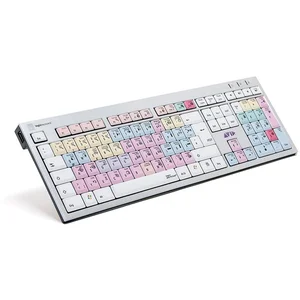Logickeyboard lkb-pt-ajpu-de noir, argent usb