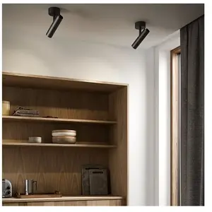DFTP by Nordlux Spot pour plafond MIB avec douille GU10, noir pas cher