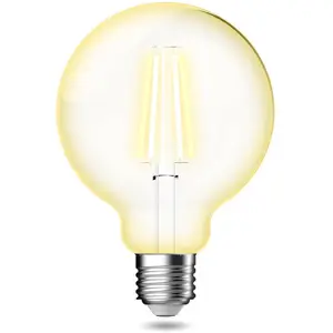 NORDLUX | Smart G95 Filament E27 Clear CCT 20-650lm 2200K-6500K