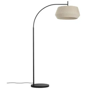 Nordlux Dicte lampadaire, abat-jour manuel, ambre