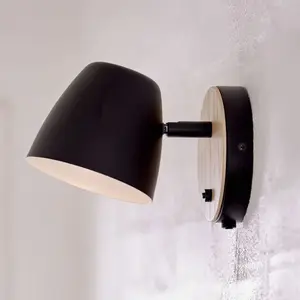 Nordlux Applique Theo en bois de frêne pas cher