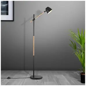 Comparateur de prix : Lampadaire - NORDLUX - THEO - Design naturel - Métal Noir - H. 130.5