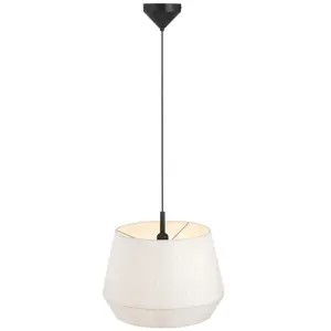 Nordlux Suspension DICTE 40, Textile, Couleur Blanc, E27, H.33.7, IP20 / NORDL... pas cher