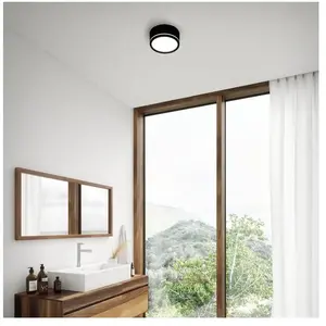 Comparateur de prix : Applique murale plafonnier extérieur AVA Smart LED 600lm 2200K-6500K IP54 Nordlux Noir