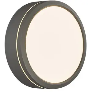 Comparateur de prix : Applique murale plafonnier extérieur AVA Smart LED 600lm 2200K-6500K IP54 Nordlux Gris