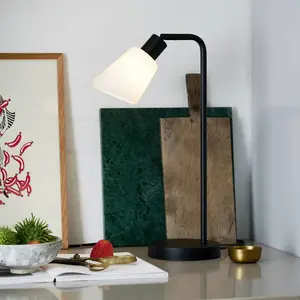 Nordlux Lampe à poser Molli, abat-jour verre, interrupteur pas cher
