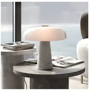 Comparateur de prix : Design For The People GLOSSY-Lampe à poser Marbre/Verre H32cm