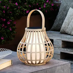 Nordlux LEO TO GO-Baladeuse solaire d'extérieur Bambou H30cmVendu paramazon