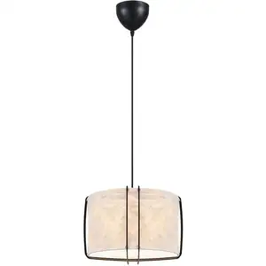 Comparateur de prix : Nordlux Suspension Cardine 35 avec abat-jour en papier
