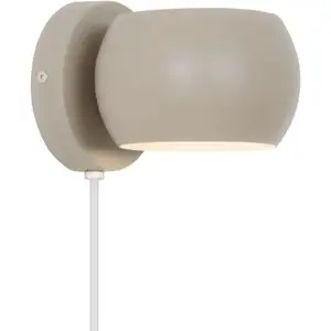 Comparateur de prix : Nordlux Applique murale Belir up/down prise, marron