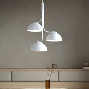 Comparateur de prix : DFTP by Nordlux Suspension Tullio, à trois lampes, blanche