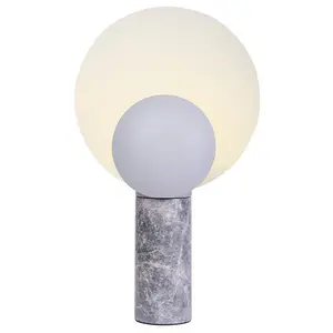 Design For The People CACHE-Lampe à poser en Marbre H49cm pas cher