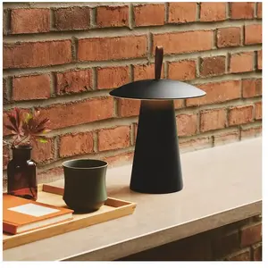 Comparateur de prix : Nordlux Lampe de table LED rechargeable Ara To-Go, aluminium, noir