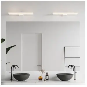 Comparateur de prix : design for the people Applique murale LED Tinia 60 en blanc 2 x 12 W 1800 lm IP44