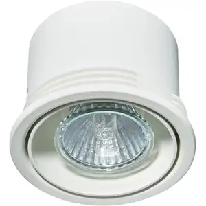 Nordlux Downlight encastré Sorina, GU10, fixe, métal, blanc pas cher