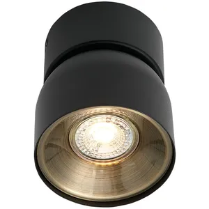 Comparateur de prix : Nordlux Downlight Pitcher, GU10, à 1 lampe, métal, noir