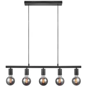 Comparateur de prix : Nordlux Paco Plafonnier Suspendu Bar Noir E27
