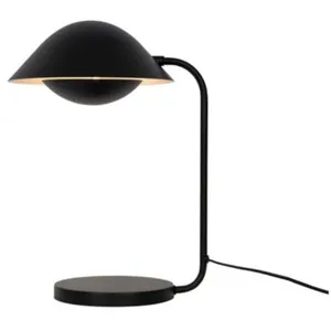 Nordlux Lampe à poser Freya en métal, noire pas cher