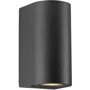 Comparateur de prix : Nordlux Applique d'extérieur Canto Maxi 2 Seaside, noir, GU10, 17 cm