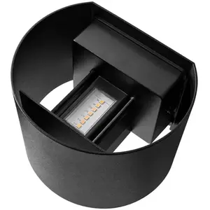 Comparateur de prix : Nordlux Applique d'extérieur LED Milda, noir, up/down, aluminium