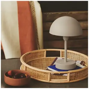 Comparateur de prix : Nordlux Lampe à poser rechargeable LED Ellen To-Go, beige, aluminium