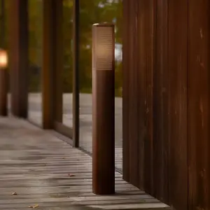 Comparateur de prix : Nordlux Bornes lumineuses Sidara 95 Seaside, marron, aluminium, IP44, ...