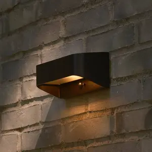 Nordlux Applique d'extérieur solaire à LED Marcellio, noire, avec déte... pas cher
