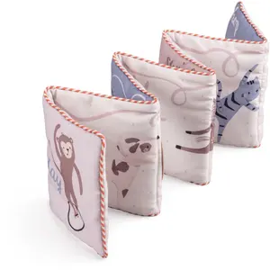 Sebra - Livre doudou Teeny Toes Multicolore taille unique pas cher