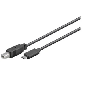 MicroConnect - Câble USB - 24 pin USB-C (M) pour USB type B (M) - USB 3.2 Gen 1 - 1.8 m - intérieur - noir pas cher