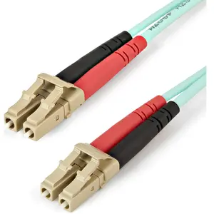 Comparateur de prix : CoreParts StarTech.com Câble fibre optique 100Gb duplex multimode OM4 50/125 LC/LC - 1 m