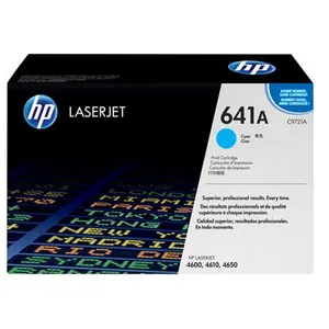 HP 641A Cyan Original LaserJet Toner Cartridge Cartouche de toner 1 pi... pas cher