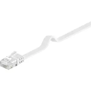 Microconnect - Cat6 utp UltraFlat Cable - 1m - 1 m - Blanc (V-UTP601W-FLAT) pas cher