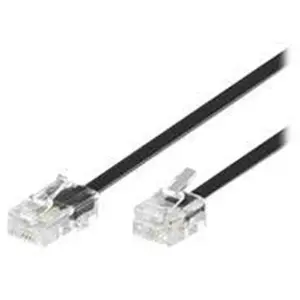 EET Nordic MicroConnect Modular - Câble réseau - RJ-11 (M) pour RJ-45 (M) - 3 m - noir pas cher