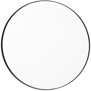 Comparateur de prix : AYTM miroir Circum, transparent / noir, Ø 70 cm, verre, MDF-bois