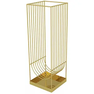 AYTM porte-parapluie Curva, doré, hauteur 56 cm, acier pas cher