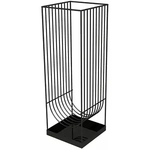 AYTM porte-parapluie Curva, noir, hauteur 56 cm, acier pas cher