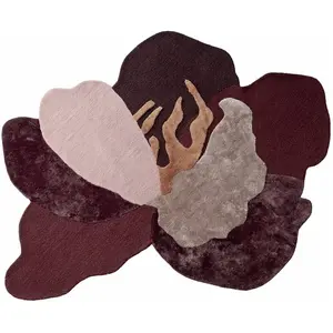Tapis fleur 190x150 cm Flores - AYTM pas cher