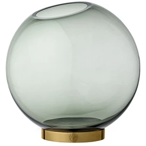 Comparateur de prix : Vase Globe Verre et Laiton Large Diam 21 cm AYTM