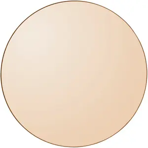 Comparateur de prix : AYTM - Miroir mural Circum - Orange - MDF peint