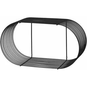 Etagère noire en métal Curva - AYTM pas cher