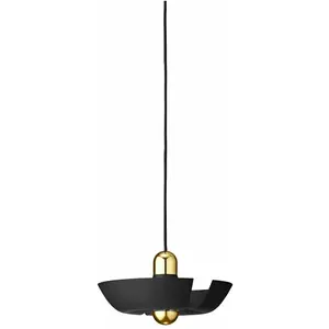 AYTM suspension Cycnus, noir, Ø 30 cm, aluminium, E27