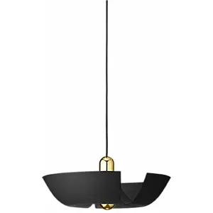 AYTM suspension Cycnus, noir, Ø 45 cm, aluminium, E27