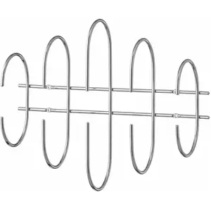 Porte-manteaux mural argenté 51 cm en acier Moveo - AYTMVendu parconforama