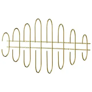 Porte-manteaux mural doré 85 cm en acier Moveo - AYTM
