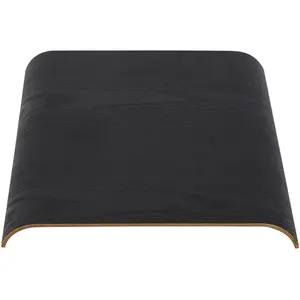 Plateau AYTM Curva, noir, 33 x 32 x 4 cm, bois
