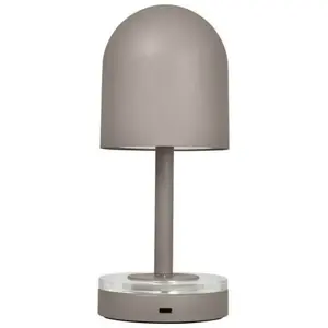 luminaire rechargeable AYTM Luceo, taupe, métal, 24 cm, à intensité va...Vendu parluminaire