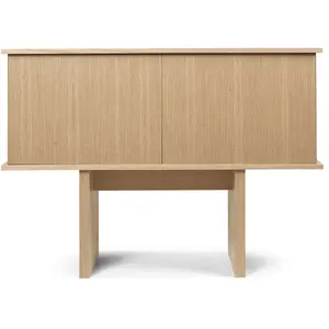 Commode en chêne naturel 100x72,5cm Stilt - Ferm Living pas cher