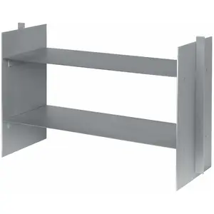 Comparateur de prix : Etagère en aluminium argenté 77x28x26cm - Ferm living