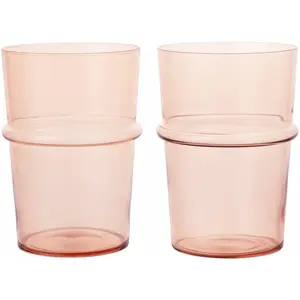 Ferm Living - Verres Boya - Set de 2 Framboise M pas cher